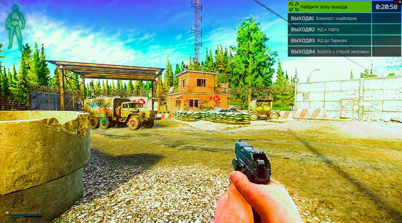 Карта Таможня: выходы — Escape from Tarkov